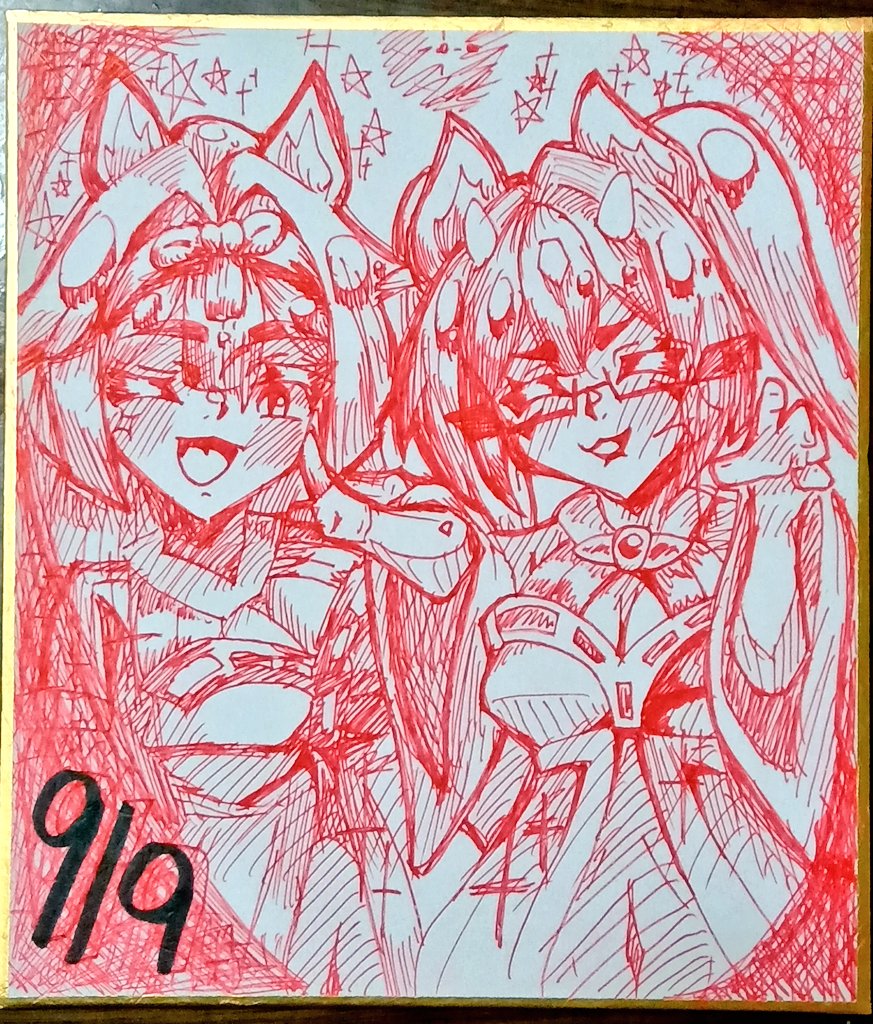 朱羅シリーズのイラスト格好いい！可愛い！ やっぱ線で魅せるの上手いなぁ