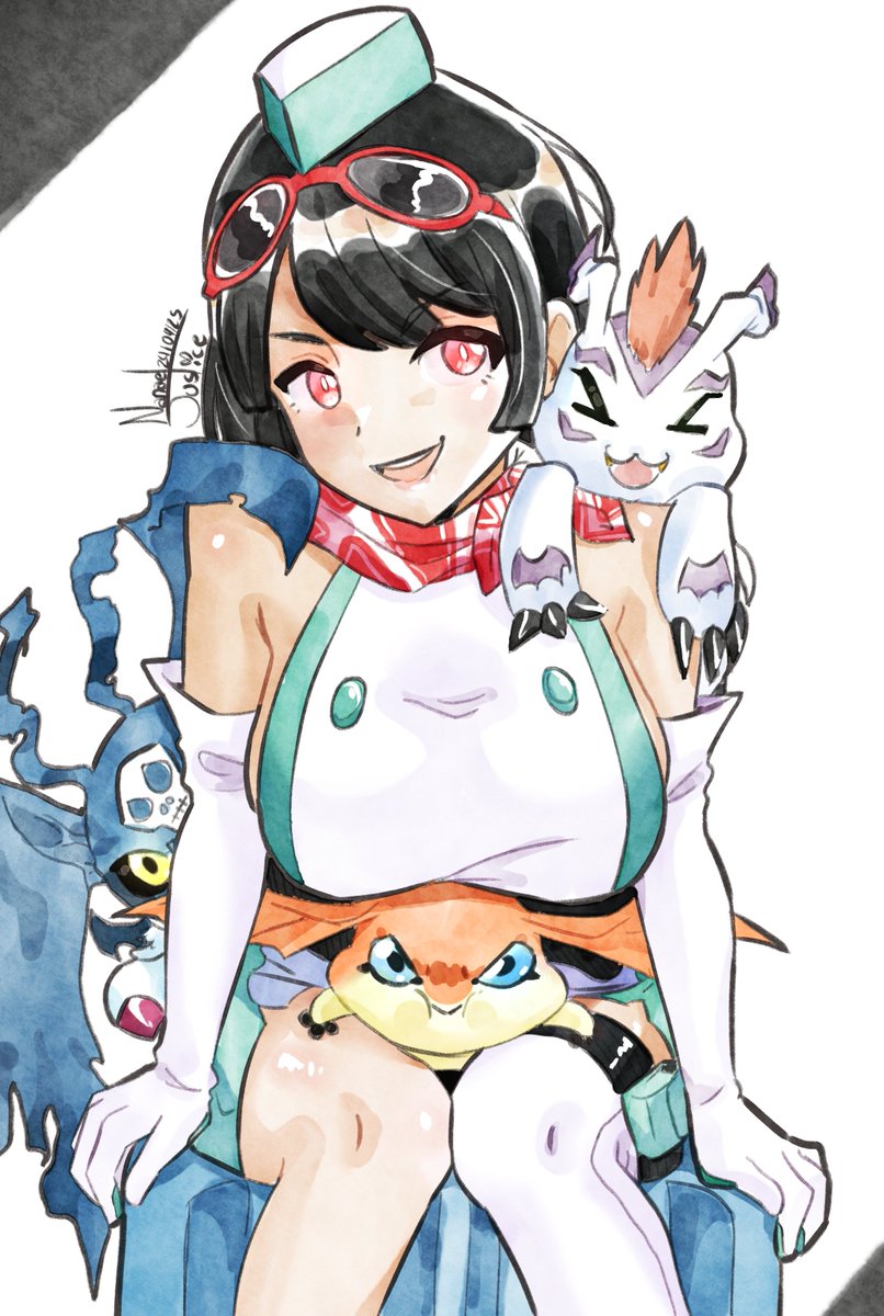 NanaelJustice's tweet image. The human urge to draw cute girls and funny critters.