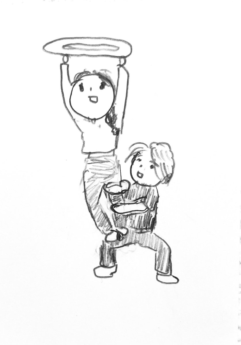 蛍光灯を変える二人