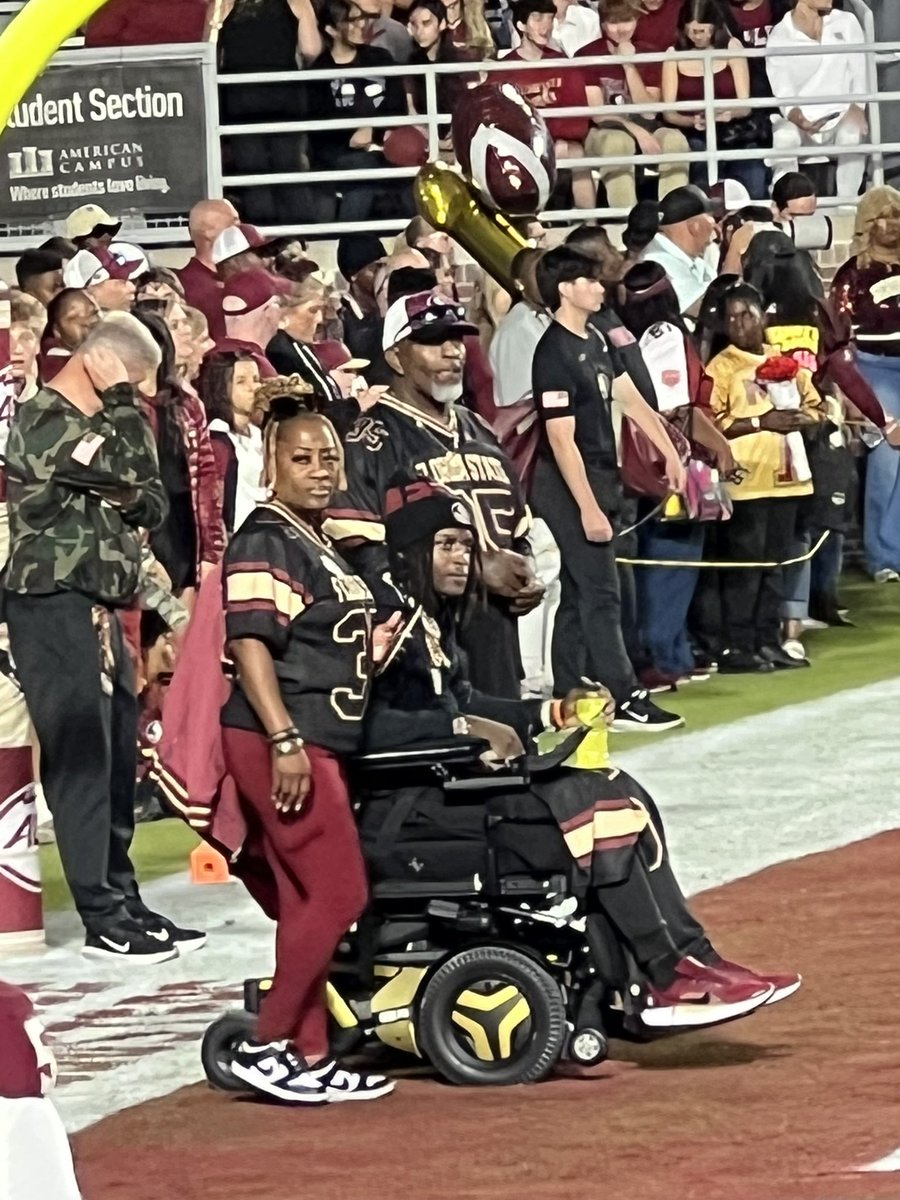 Ethan Pritchard and his family are in Doak tonight. 

Awesome.
