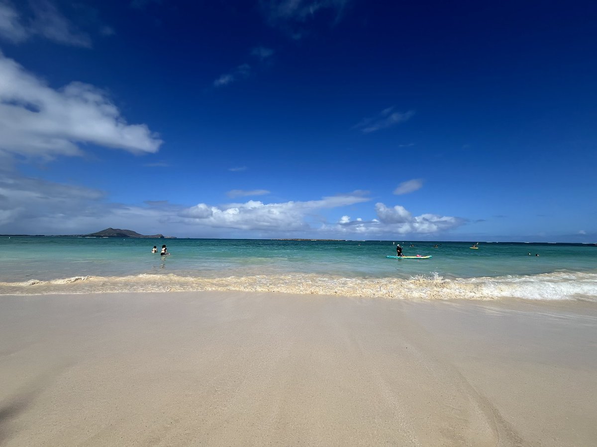 海で使ってました毎回冷水にて洗浄してるので綺麗だと思います。 今日で最後の海🌊🌴 カイルアビーチ来ました✌🏻 年に一回会うか会わ