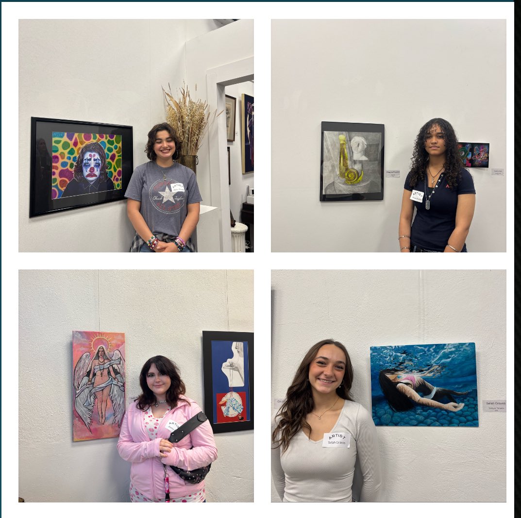 Blown away by the incredible art from our <a href="/BeltonHS/">BeltonHS</a> <a href="/LakeBeltonHS/">Lake Belton High School</a> &amp; <a href="/BNTHW/">Belton New Tech High</a> students on display at Grace Gallery. Their talent and creativity shine in every piece.
Grateful for the educators and community partners who make moments like this possible. What a gift to witness! 🎨❤️