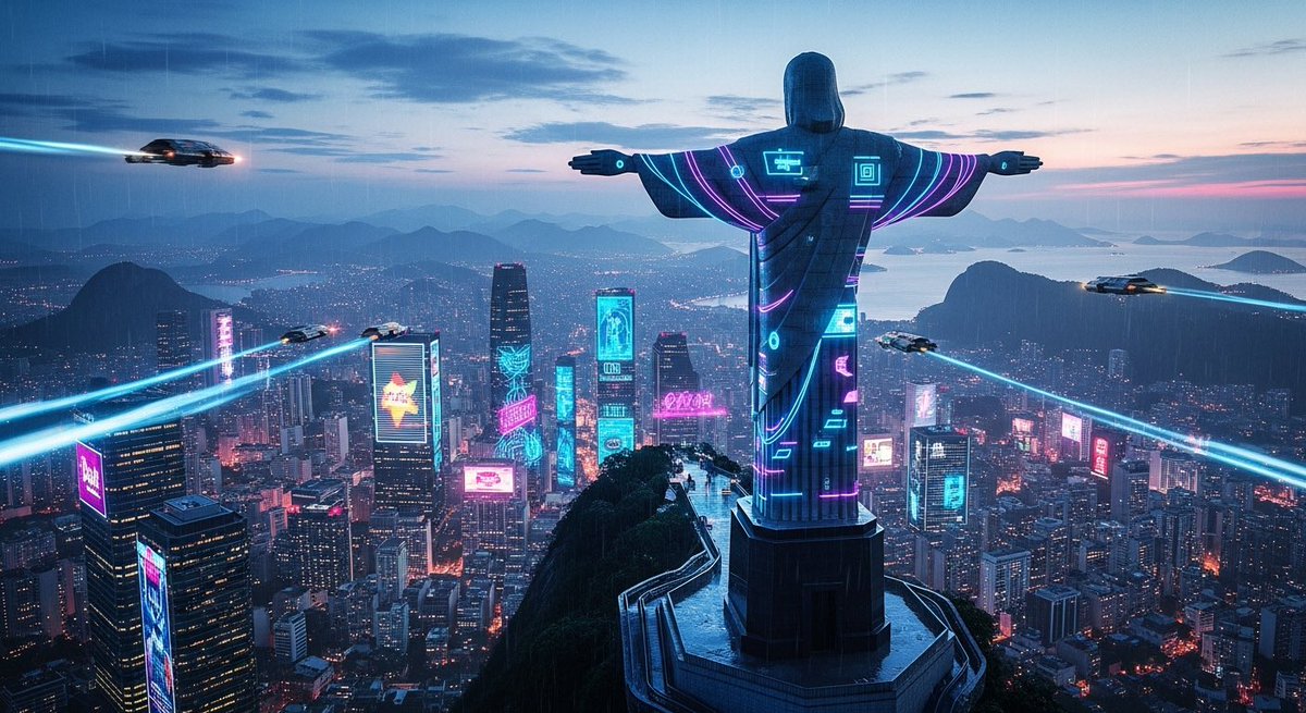 LastLoserDH's tweet image. From Japan to Brazil,
Sakura &amp;amp; Sol Samba Strike:
Cheerleaders Cyber Carnival #2
#cyberpunk #samba #AIart