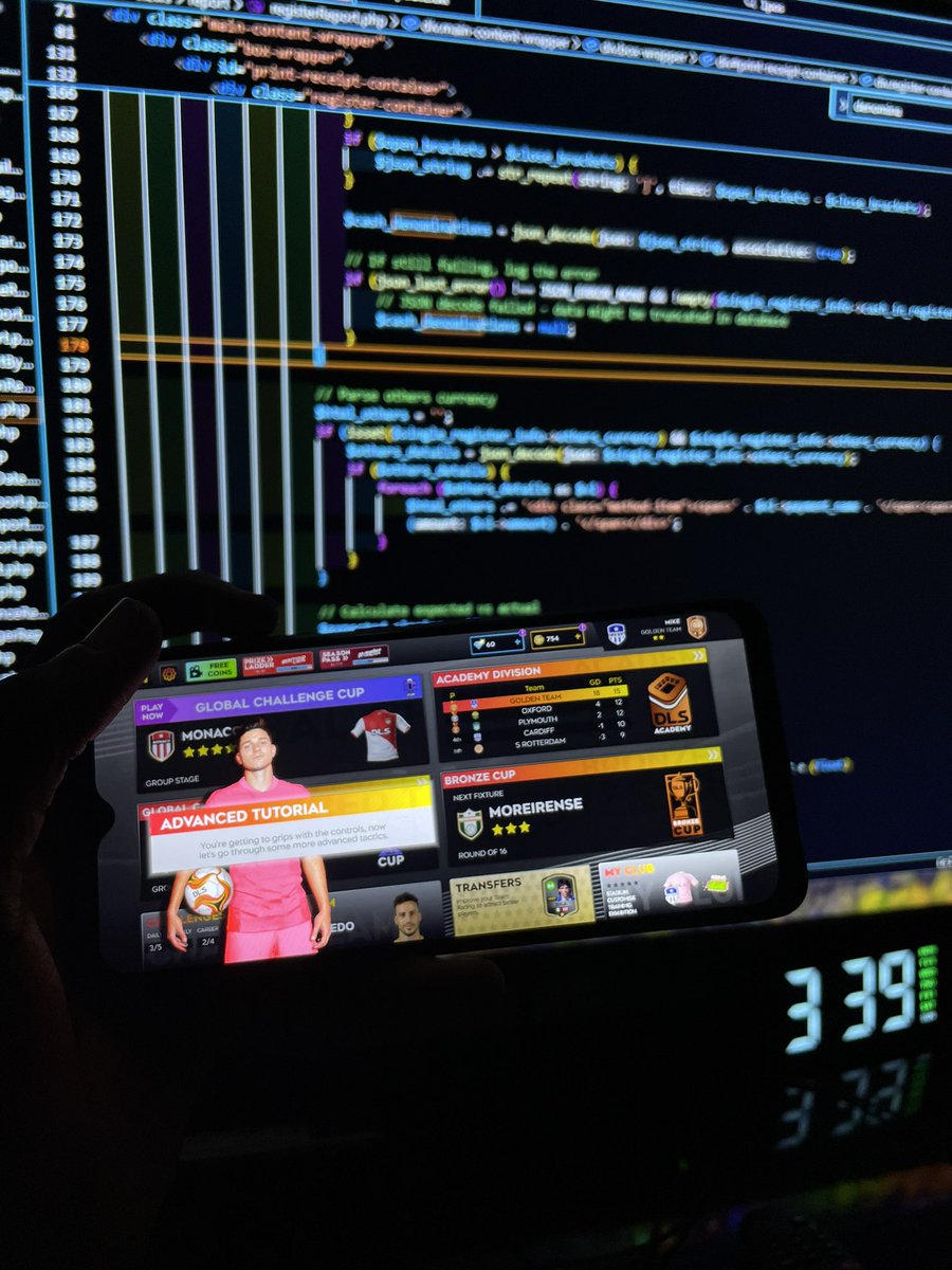 x_stackmike's tweet image. Code small Play small 🥹