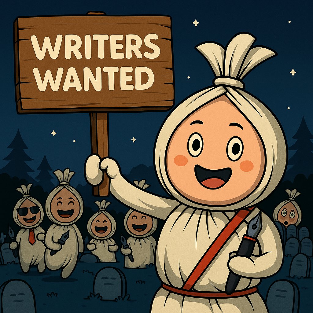 We have 12 collectors, 0 storytellers. 📖

Come on, horror writers — your story could earn Rp50.000 💸 
DM your tale to awaken the graveyard 👀 

🔗 Free Mint👉 tinyurl.com/FreeMintPocini…