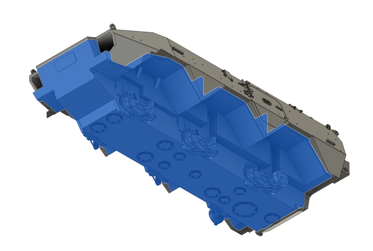 87 式偵察警戒車 redesign, continues. Test prints in 1:48 have