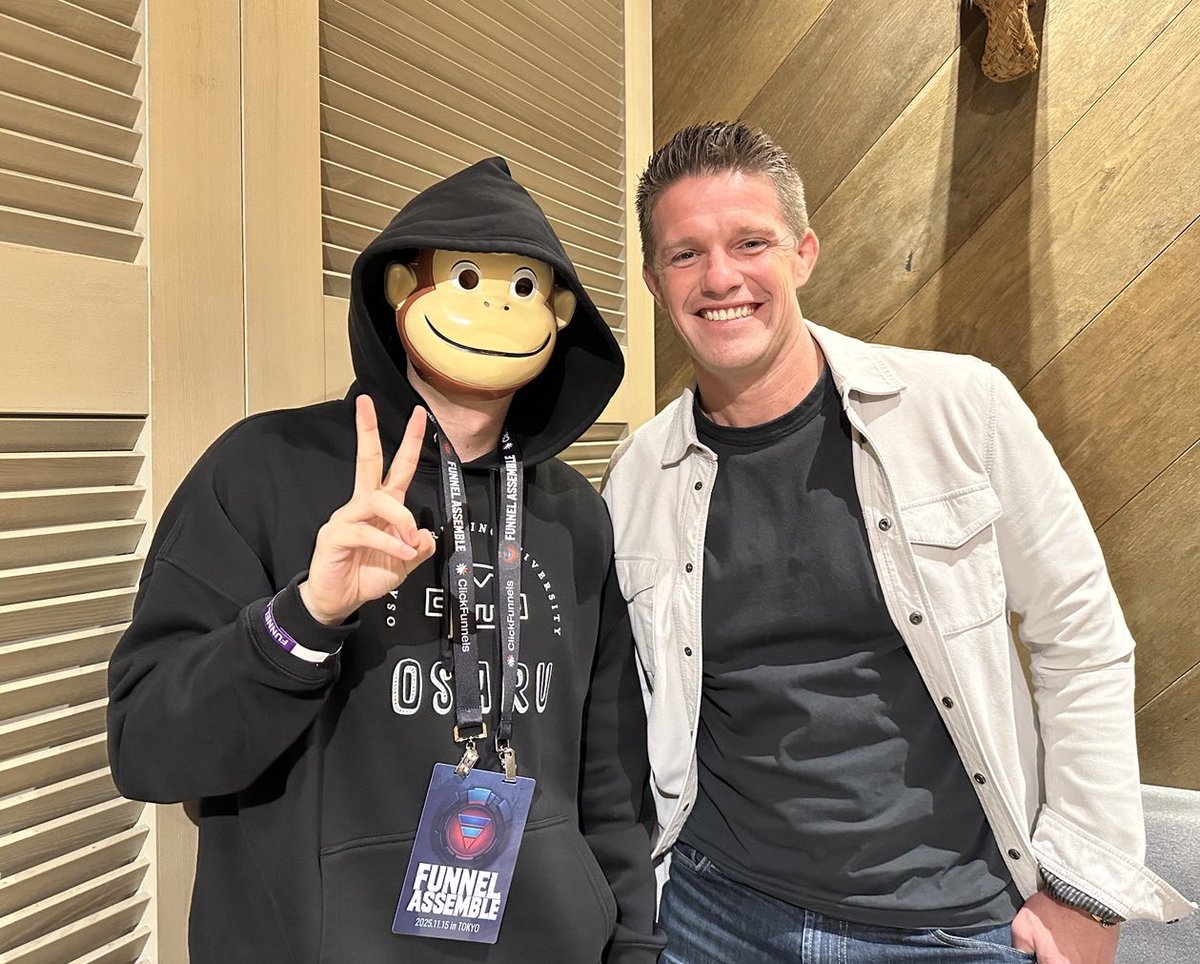 osaruproducer's tweet image. マジで参加できて感無量でした🐵
忘れないうちに感想書いておきます。

英語でラッセルにゴリゴリ質問して、全て回答持って帰ってきました。売上の内訳も聞いちゃいました笑

英語勉強しててマジでよかった...
もちろん通訳なしで議論できました🐵…