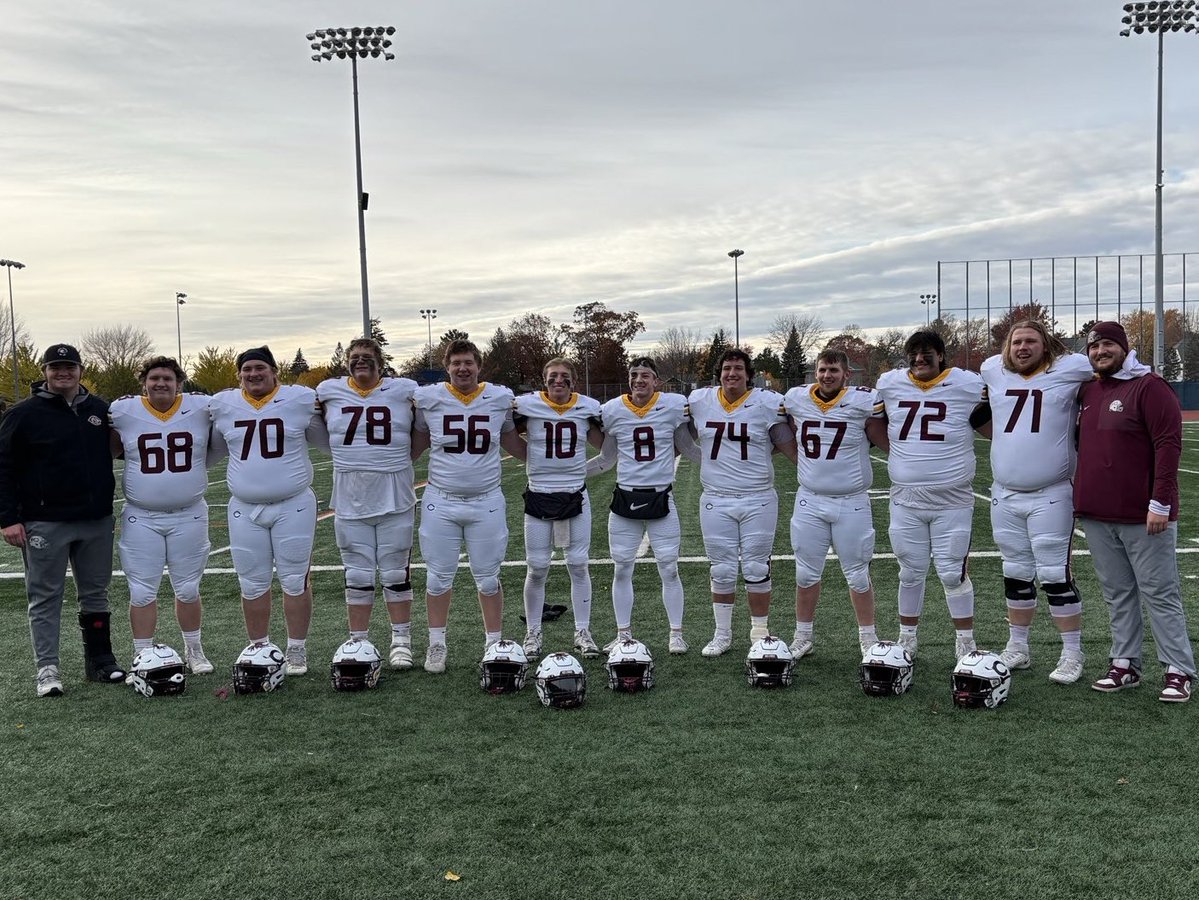 What a special group! These guys came to work everyday and exemplified what it means to be a OL. I’ve never coached a group that’s this tough, smart, and nasty! Excited for what the future holds! #RollCobbs #TogetherWeWill