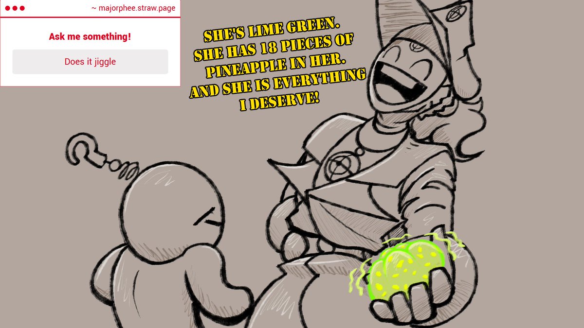 MST3KMAN's tweet image. BUY A STICKER: missingminds-shop.fourthwall.com
ASK PHEE ANYTHING: majorphee.straw.page
TIPS AND FREE STUFF: ko-fi.com/missingminds
#art #majorphee #ocart #digitalart