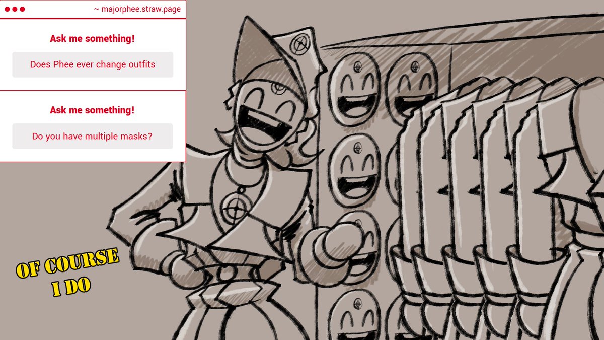 MST3KMAN's tweet image. BUY A STICKER: missingminds-shop.fourthwall.com
ASK PHEE ANYTHING: majorphee.straw.page
TIPS AND FREE STUFF: ko-fi.com/missingminds
#art #majorphee #ocart #digitalart