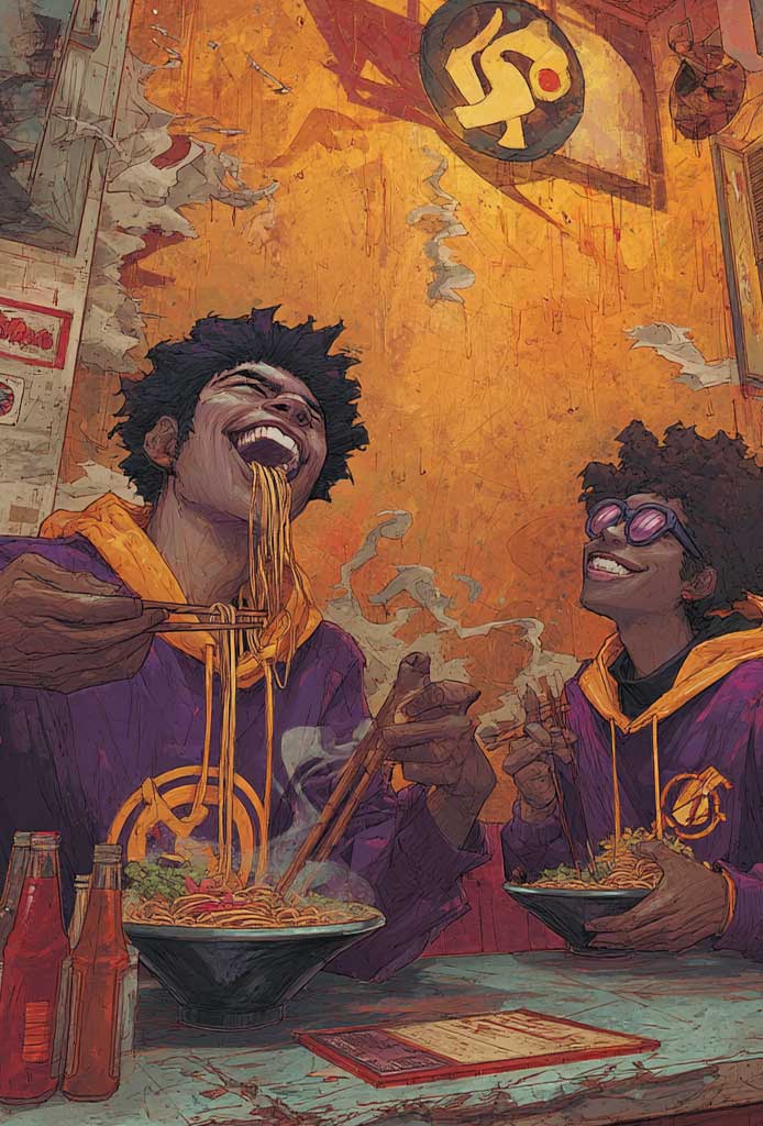 CrackDen's tweet image. Super Chopsticks on Columtreal campus isn’t just noodles and rice. Rumor says favors and off-the-books deals move behind the counter. Eat fast, ask little, and leave before they notice you.

#SecondLife #CDGreekRow #Roleplay #Metaverse