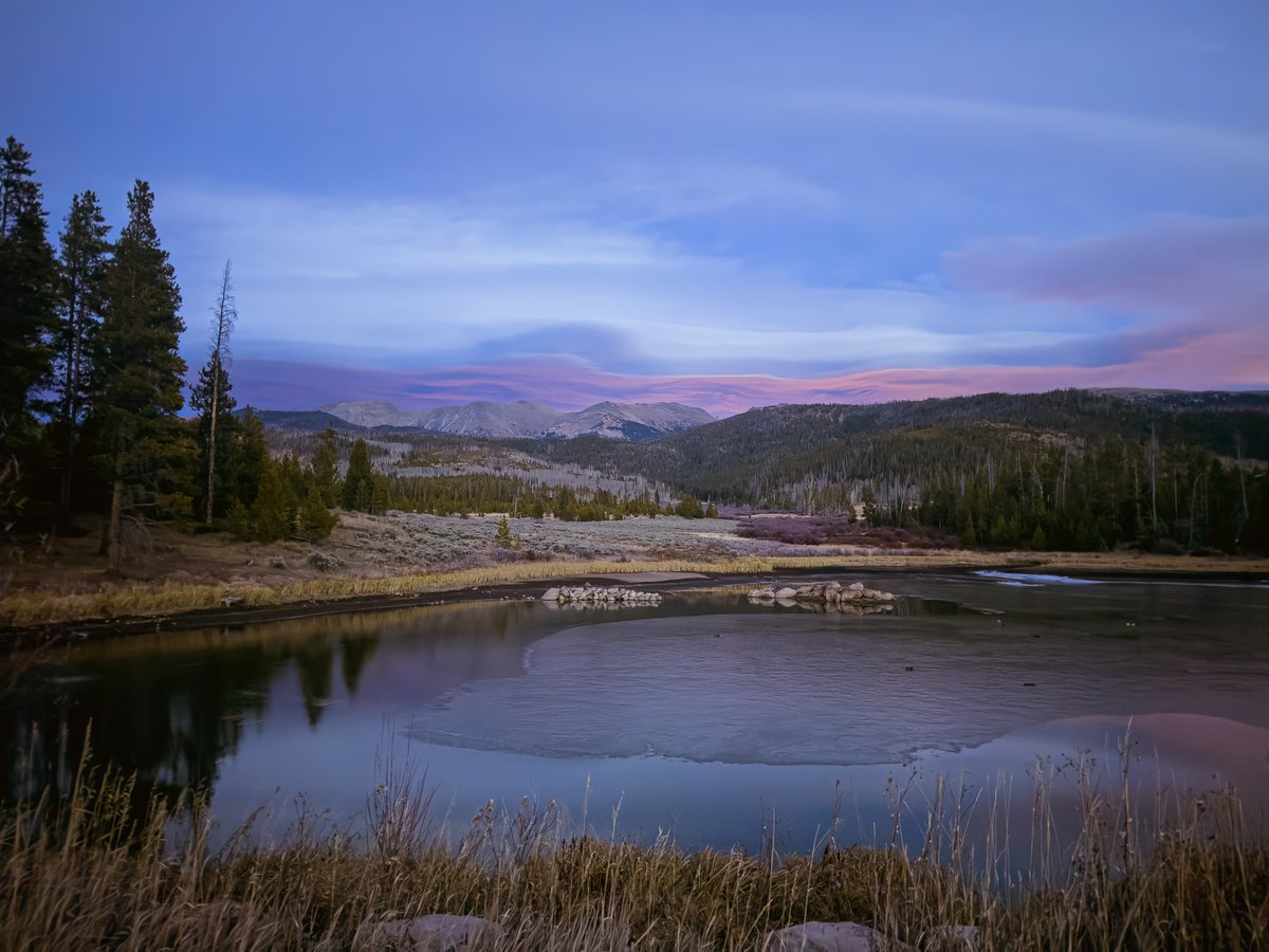 DevilsThumbRnch's tweet photo. There's no shortage of moody sunsets this time of year! As a reminder, the Ranch and its amenities are closed through Nov. 23rd, but we hope to see you when we reopen starting Nov. 24th! https://t.co/moqOBoLRE0