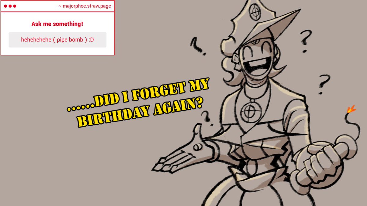 MST3KMAN's tweet image. BUY A STICKER: missingminds-shop.fourthwall.com
ASK PHEE ANYTHING: majorphee.straw.page
TIPS AND FREE STUFF: ko-fi.com/missingminds
#art #majorphee #ocart #digitalart