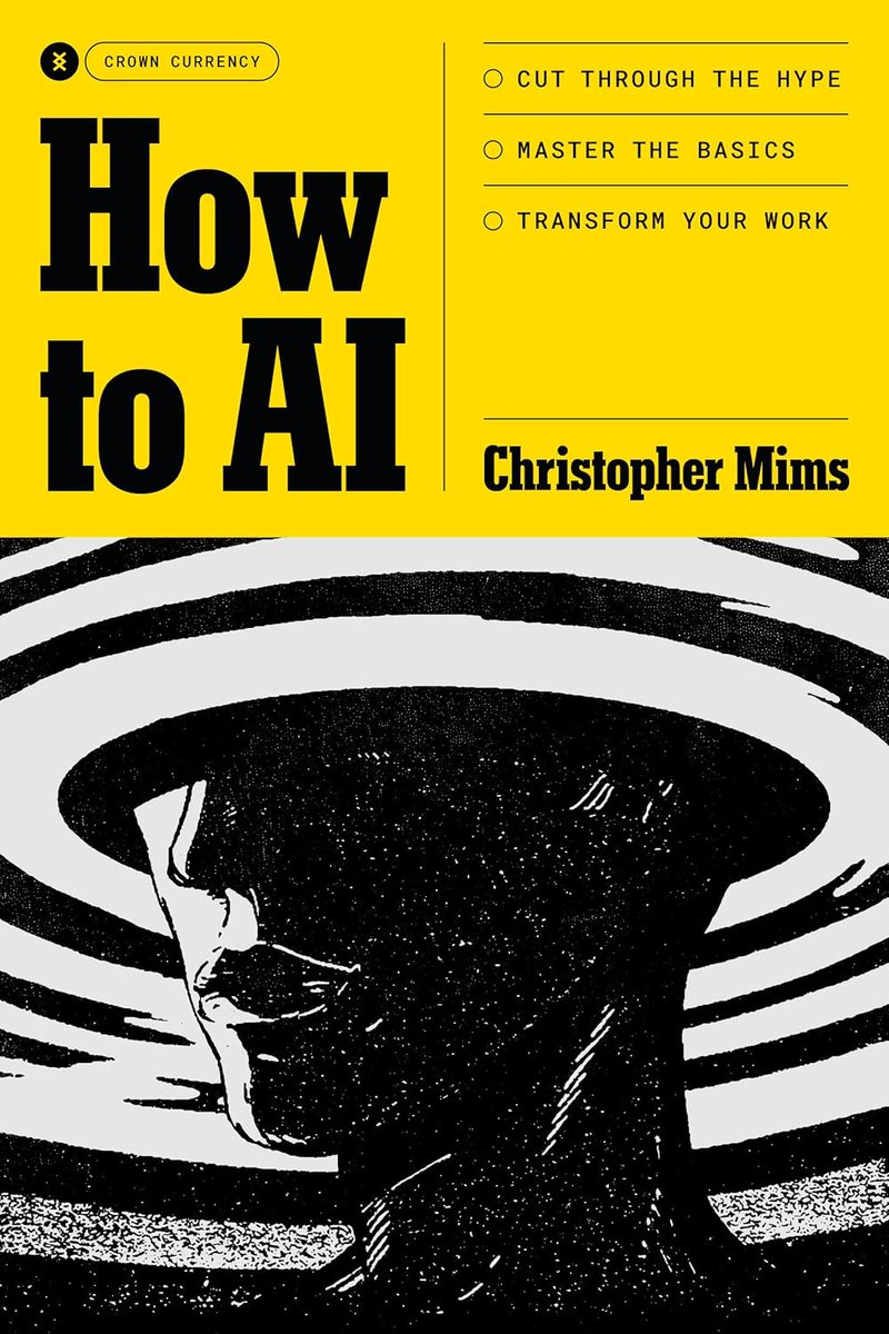 mims's tweet image. I wrote a book about how to actually get real value out of AI.

It&apos;s for CEOs and solopreneurs and skeptics and enthusiasts alike.

It&apos;s the no-nonsense, bullshit-free guide that a lot of people need, but were afraid to ask for.

You can pre-order it now.