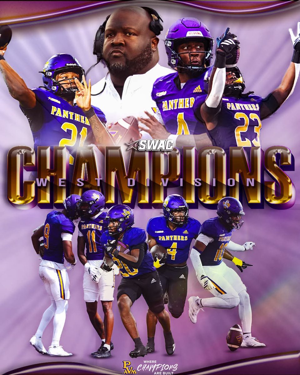 Congrats to The <a href="/pvamufb_/">Prairie View A&M Football</a> Winning Today and Clinching their birth in The 2025 SWAC Championship.