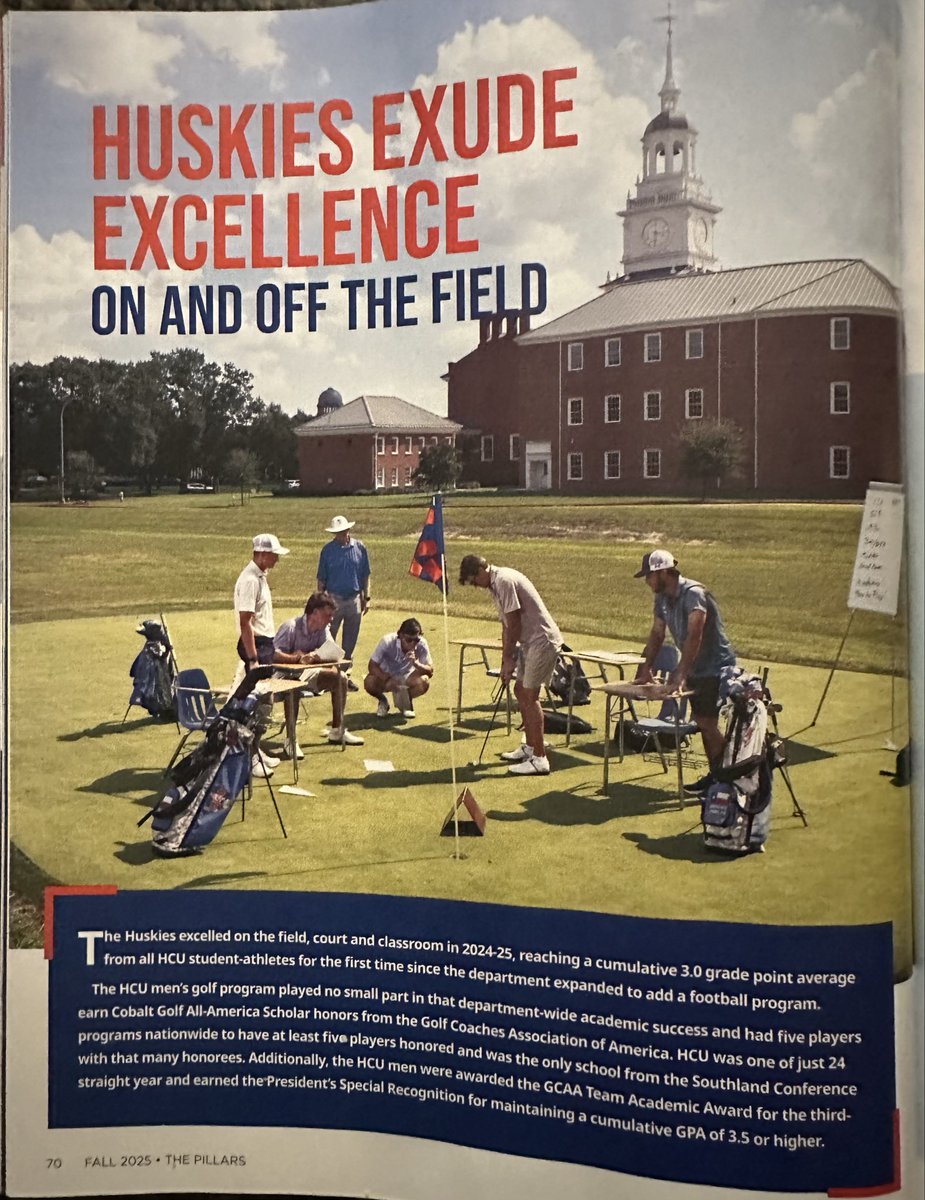 HCUGolf's tweet image. Dawgs Up to all of our Huskies that have made their mark in and out of classrooms!