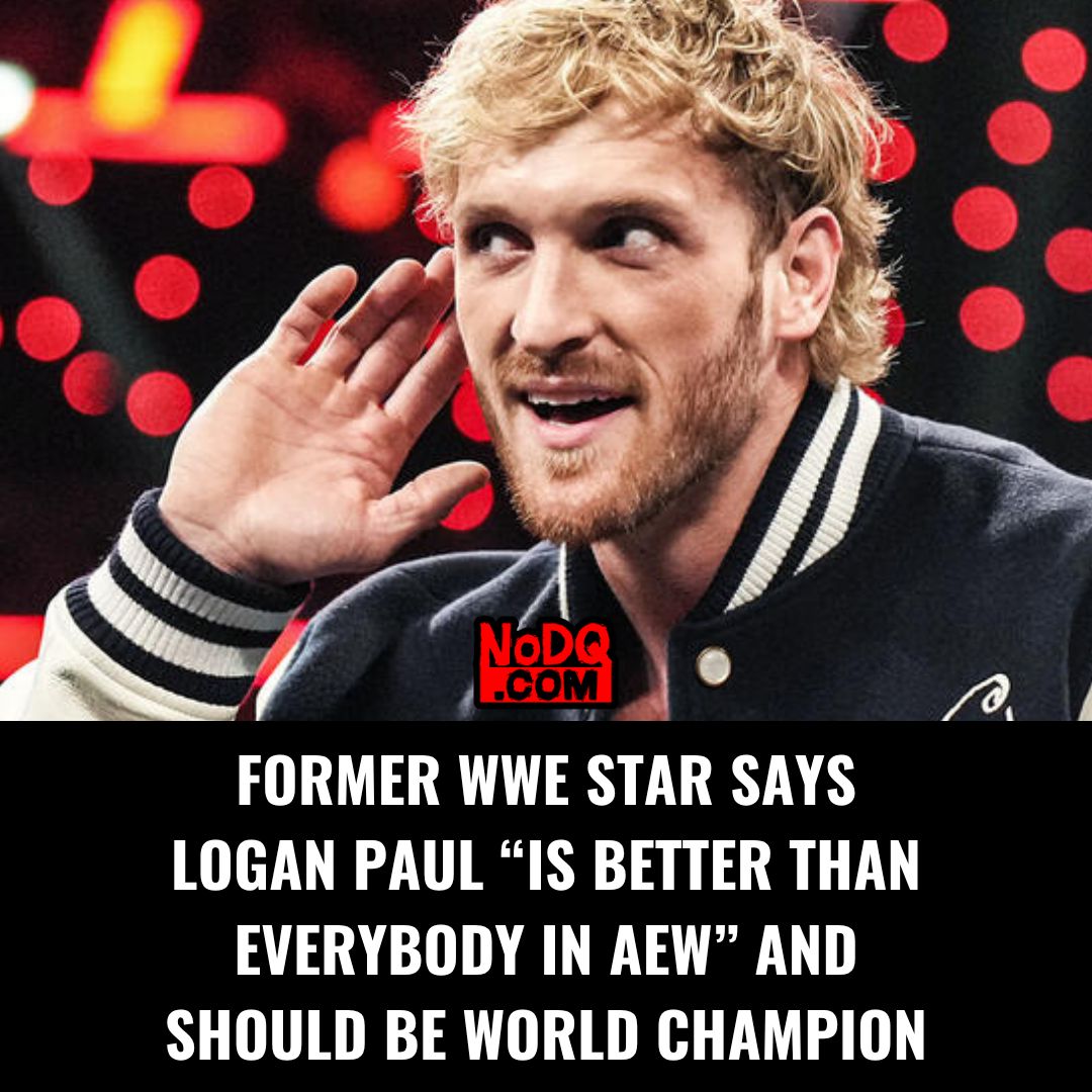 nodqdotcom's tweet image. Former WWE star says Logan Paul “is better than everybody in AEW” and should be world champion nodq.com/news/former-ww…