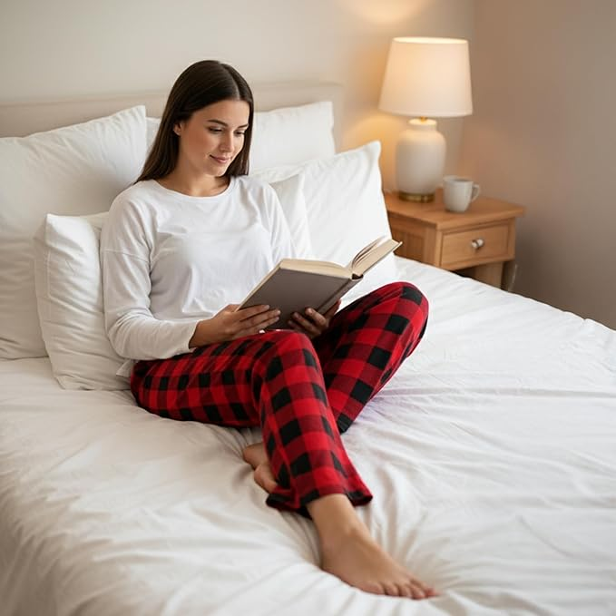 frugalfreebies's tweet image. 🔥These women’s Buffalo Plaid PJs (XS–5X, 18 colors!) are 35% off 
100% cotton, super soft, and basically an invitation to cancel your plans. 
🛋️✨ Amazon: amzlink.to/az07EFR50By88 (ad)
#Pajamas #CozySeason #Deals