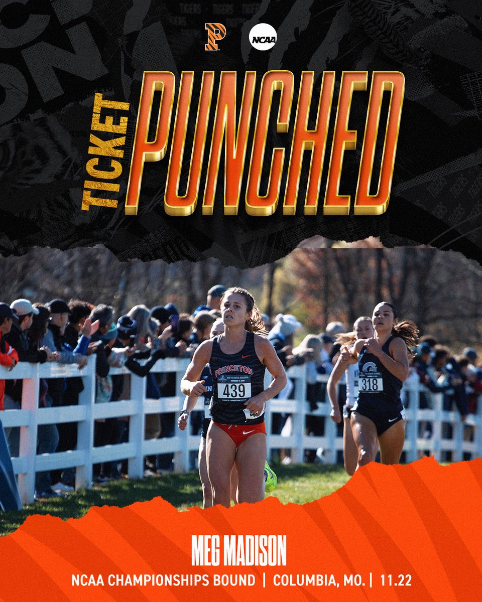 TICKET PUNCHED 🎟️

Anna McNatt and Meg Madison are heading to NCAAs! 😤

#PrincetonXC #GoTigers