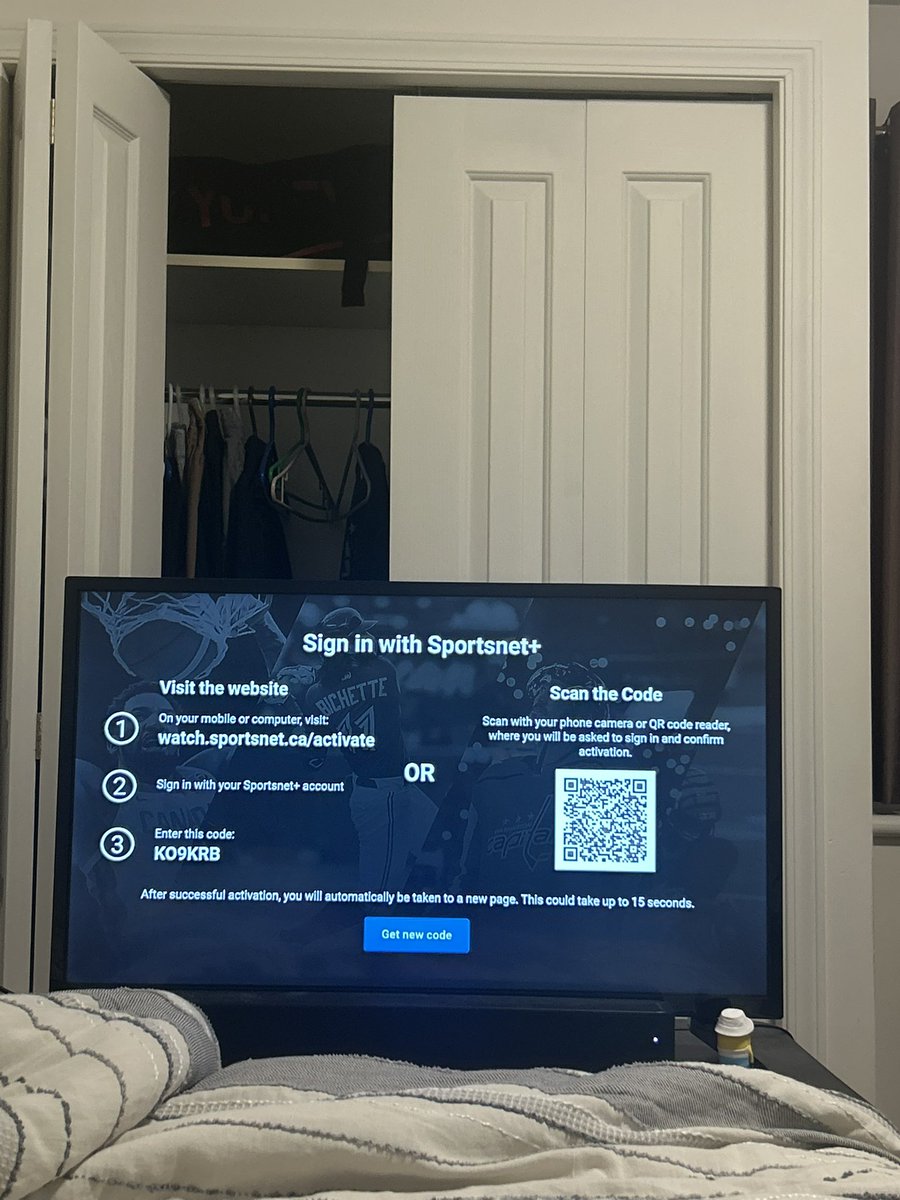 Clegger05's tweet image. Has anyone ever had this problem? It connects but won’t bring me to the @Sportsnet screen… paying so much money for this shit and I can’t watch it on my TV?