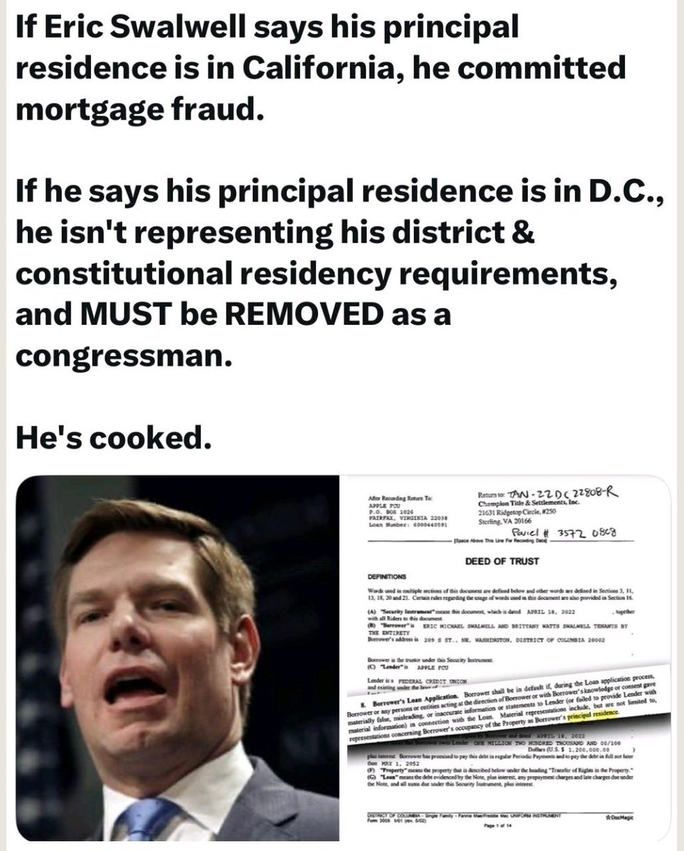 TruthJasonLee's tweet image. Eric Swalwell is a corrupt piece of shit.