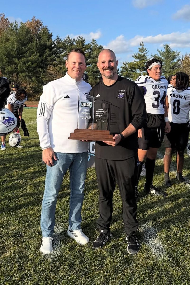 CONGRATULATIONS POLARS!!

Coach Franz making history with his leadership!
Coach Shourds locking it down and Coach Butler bringing the juice! Phenomenal year!
<a href="/_Coach_Franz/">Coach Franz</a> <a href="/EShourds5/">Eric Shourds ✝️</a> <a href="/CoachLButler/">Coach Butler</a> 

WHAT A TIME TO BE A POLAR!! UMAC CHAMPS!

<a href="/CrownCollegeFB/">Crown College Football</a> HISTORY! 👏🏼