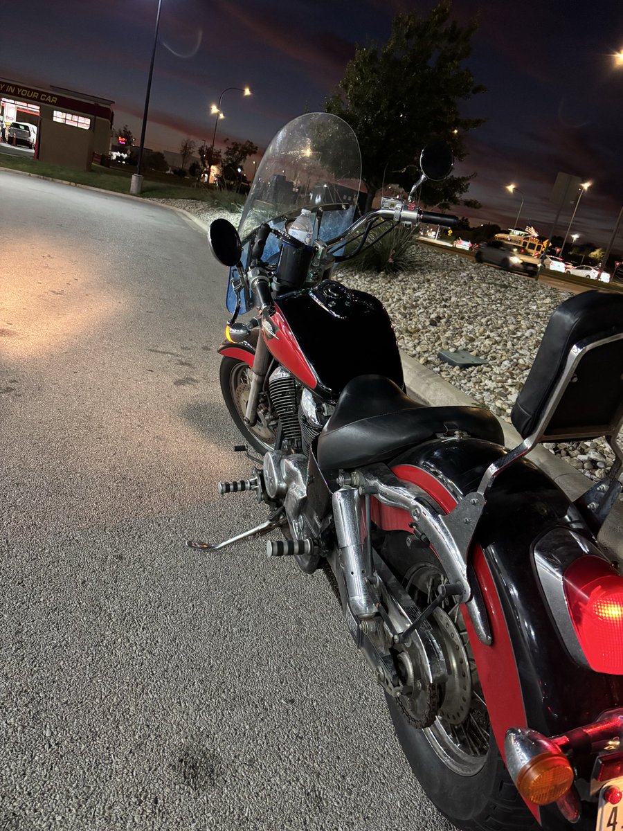 Beautiful Texas night for a ride