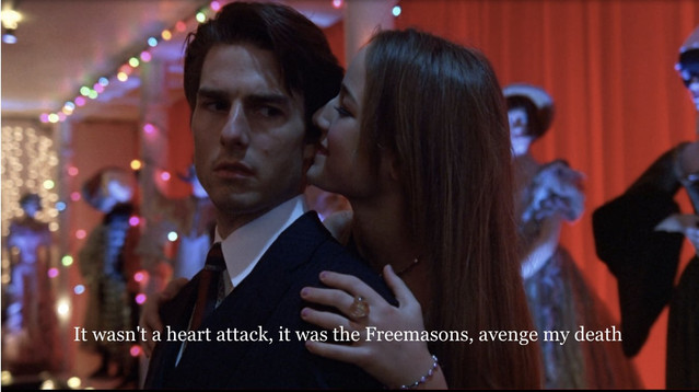 LowresWB's tweet image. Criterion fully restored Eyes Wide Shut