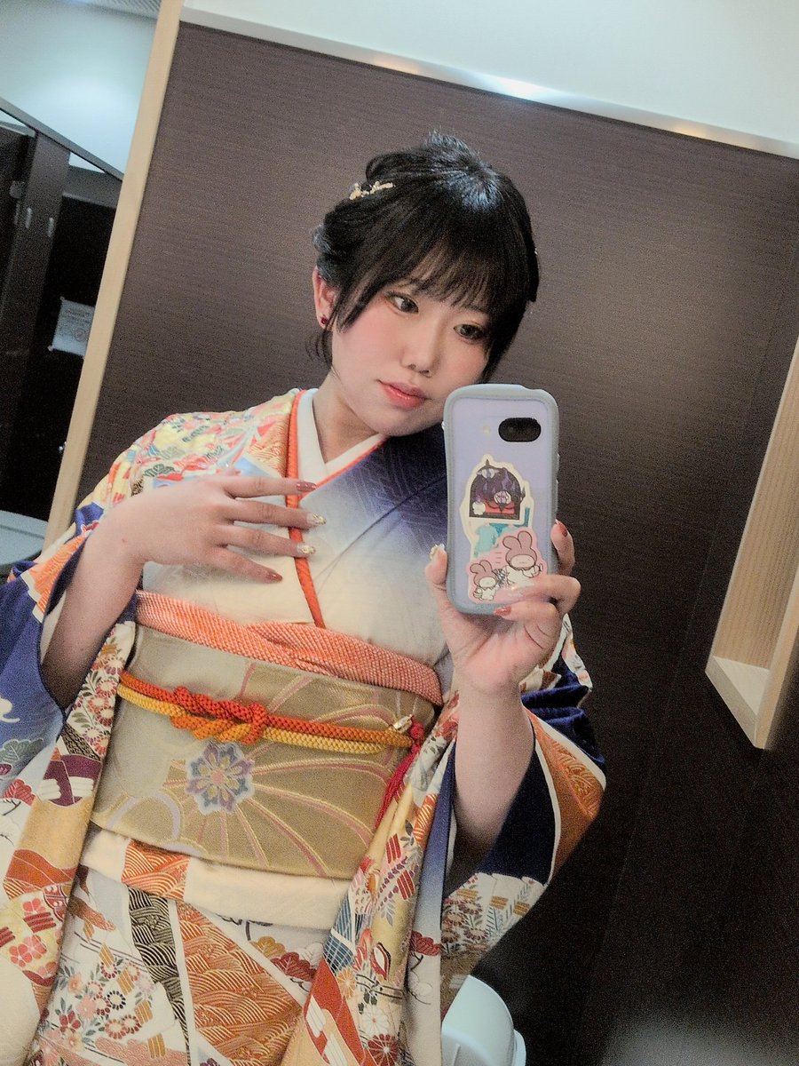 アラサー、成人式ぶりの振り袖。