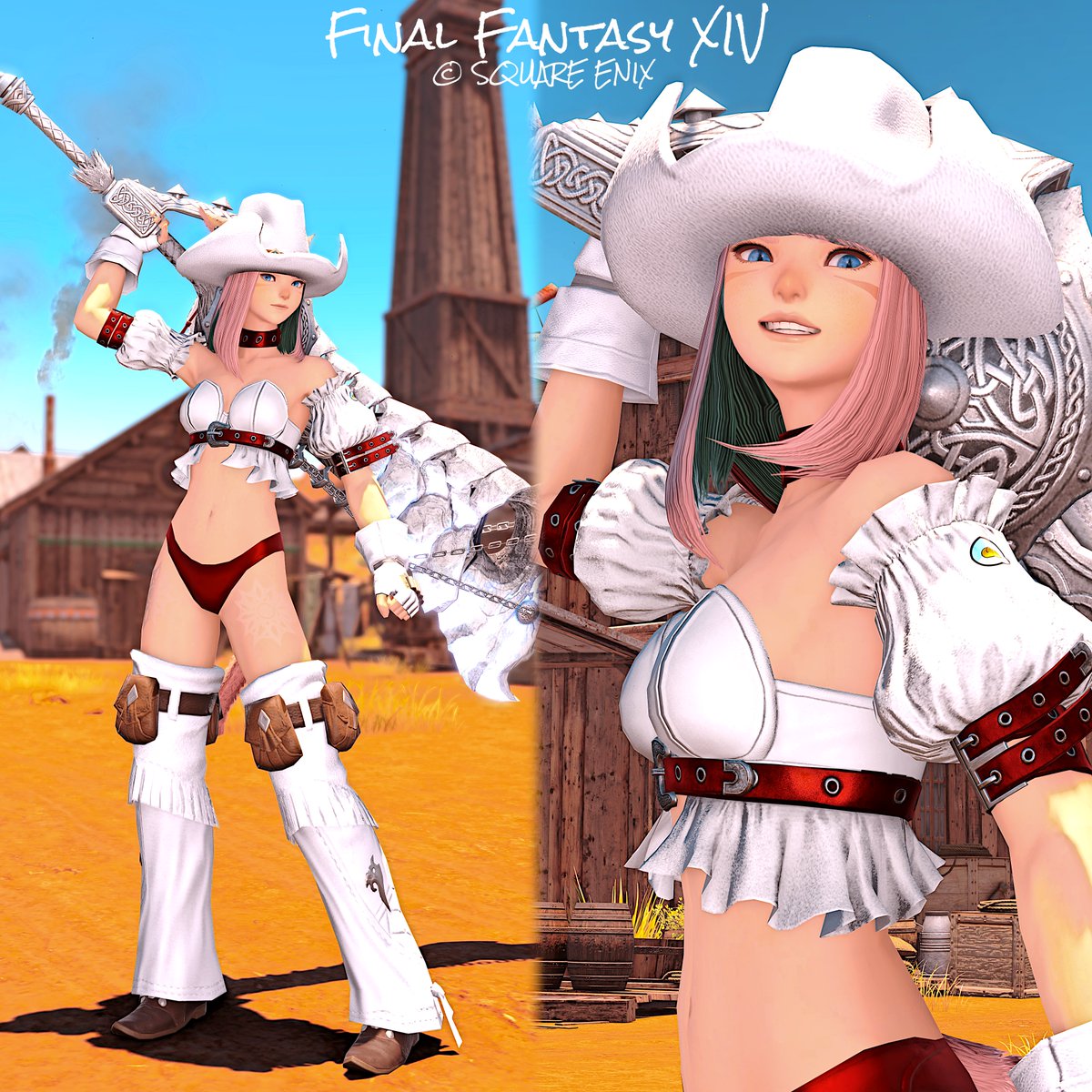 panffxiv_ss's tweet image. 🐄😼🔫✨
#FF14 #ミコッテ #おはミコ #SAM_FF14