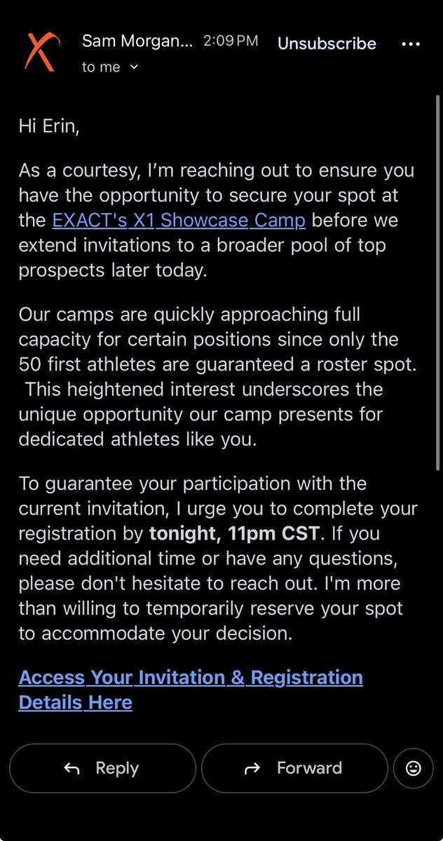 P10WORLDWIDE's tweet photo. Thankful to have a invitation from Sam Morgan to @EXACTSports Showcase Camp 💪 #P10WORLDWIDE #OLB #ClassOf2028 https://t.co/Ze03mznFn8