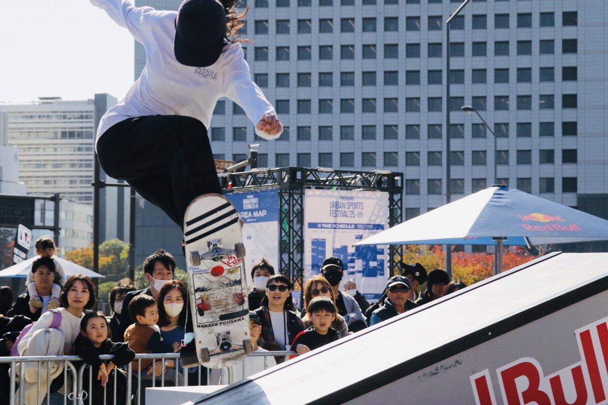 Awesome!”藤澤虹々可選手 #nanakafujisawa #藤澤虹々可 #sk8 @YUSF_PR