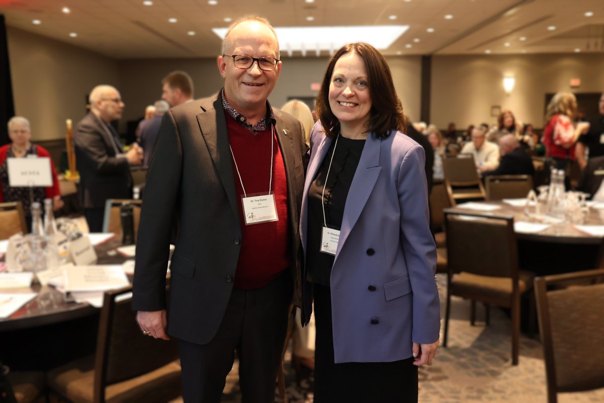 ACSTANews's tweet image. Yesterday evening, a great start to our 2025 AGM. Thanks to Fr. Kris Schmidt from @archedmonton for an excellent opening keynote!