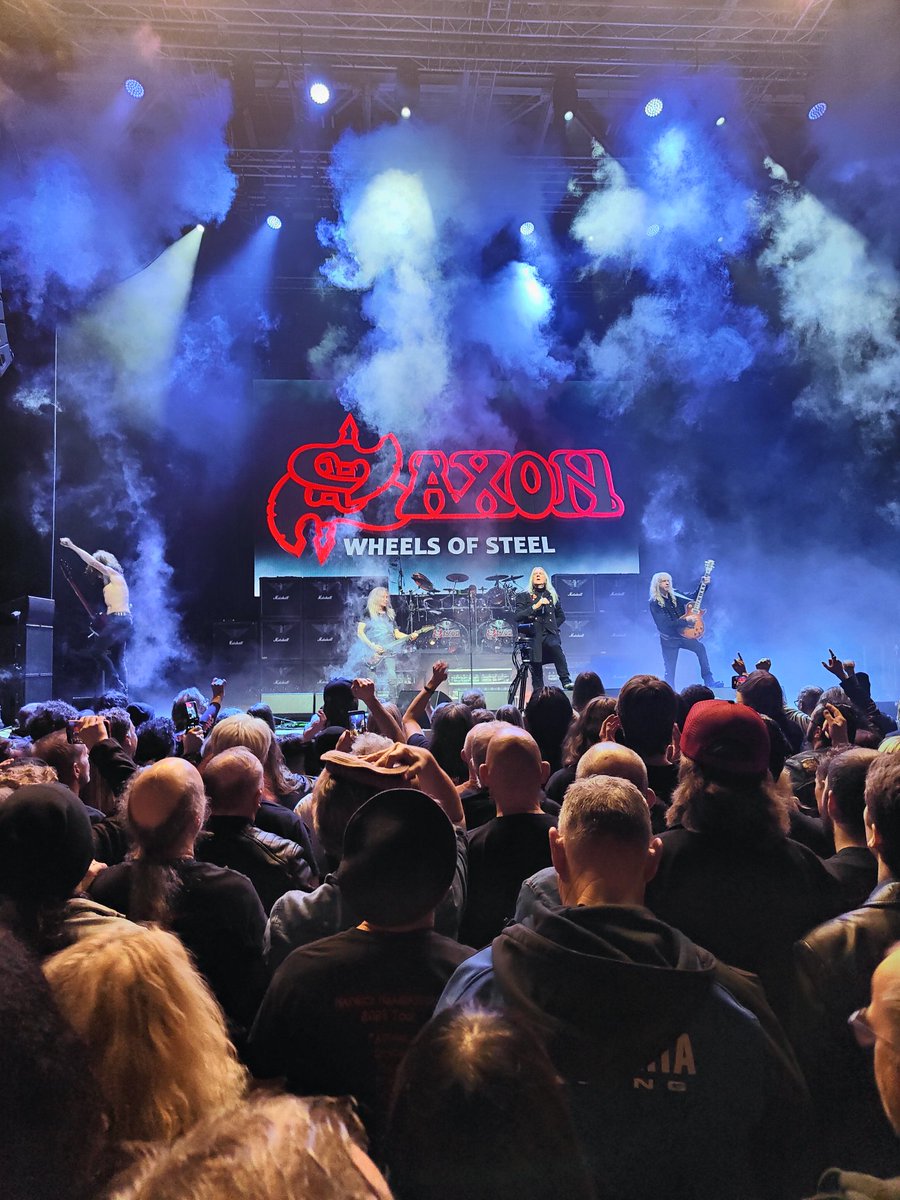 SWWren's tweet image. Saxon - Wolverhampton Civic Hall - 14 November 2025