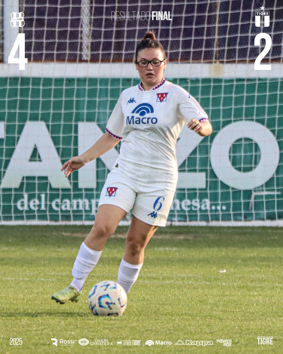 CachorrosTigre's tweet image. #FutbolFemeninoTigre | Final en el Tito Crocetti:
#ElFronton 4
#Tigre 2 (Almirón x 2)

Con este resultado Las Matadoras cerraron su 2025
