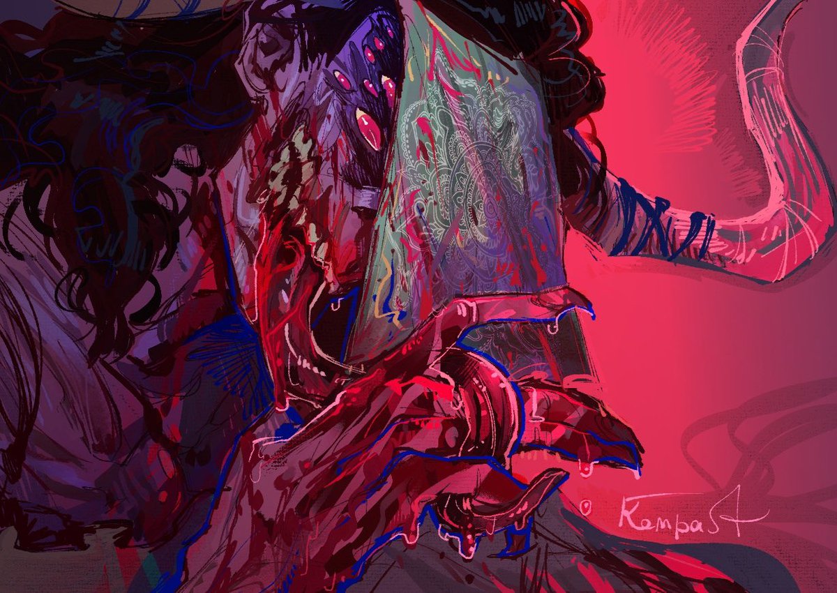 QRT with your art with horns ✨

sooo uhm there’s my first dnd oc and…. yeah.. 🥴