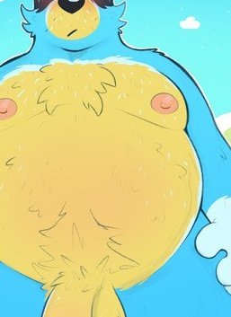"You really wanna' see all this, mate...?"

Bandit rubs the back of his head. Shifting out of his clothes. His shirt. Shorts. Then his tight briefs. Showing off every curve of his dad bod. Not to mention a hefty length above two fuzzy orbs. 

"Heh -- uh. Whaddaya' think...?"