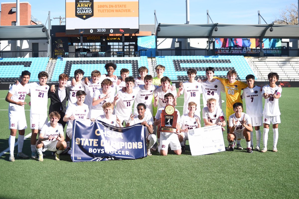 State Champs! ⚽️🏆👏

Congratulations to our Boys Soccer team as they beat Steamboat Springs 1-0 to win the 3A State Championship!

Well deserved Sun Devils!