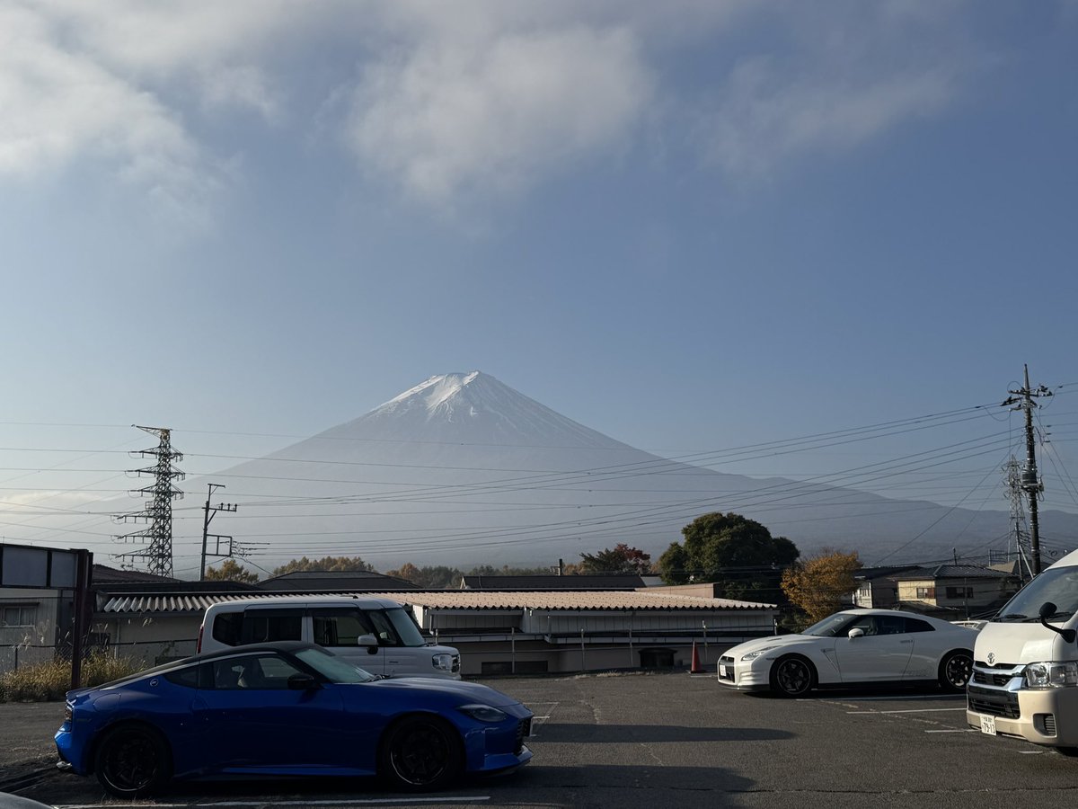 今日も富士山が綺麗ですねーw