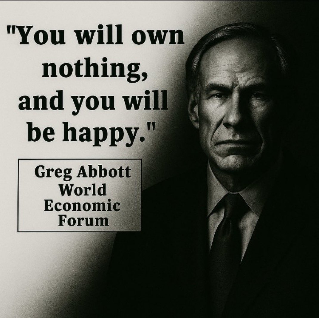 AlexDuncanTX's tweet photo. Another reason Governor Abbott needs to go. He’s another WEF, globalist puppet, https://t.co/oPLAtGDnAJ
