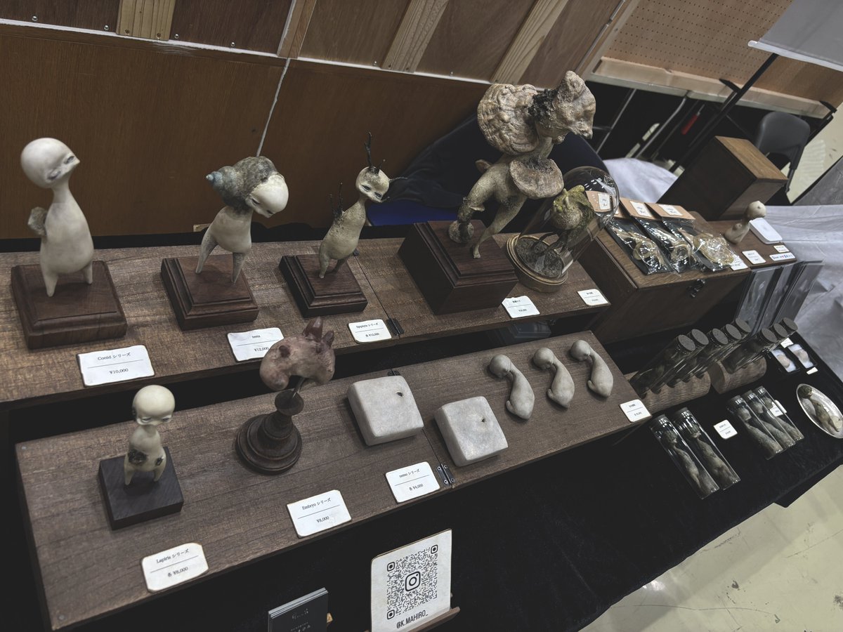デザフェス2日目⚫︎

過去作の小さい子と大きい子を何点か追加しました。
珍しい作品もちらほら…🔎
最後までどうぞよろしくお願いいたします🙇

#デザフェス62