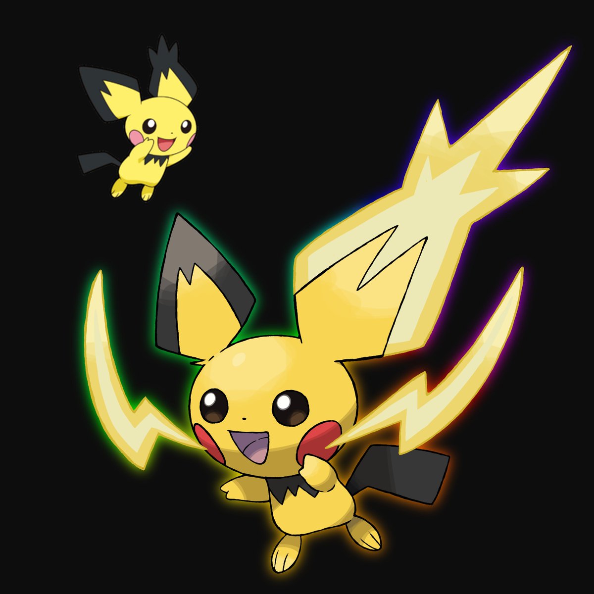 ⚡️Meet Mega Spiky-eared Pichu!! Its ear has grown to an abnormal size, enabling it to endure its own Electric-type attacks.!!⚡️

🔃Rt and likes are apreciated❤️

#PokemonLegendsZA #Pokemon  #メガシンカ