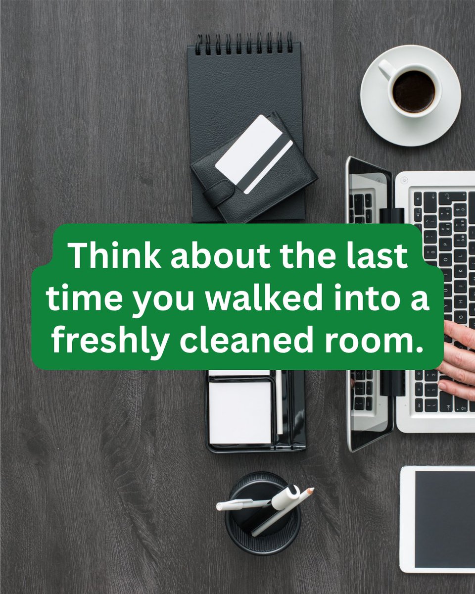 DeltaJanitorial's tweet image. Clean spaces change how we think and work.
Where do you notice the biggest difference when your workplace is spotless?

#DeltaDifference #WorkplaceWellness #SMARTCleaning
