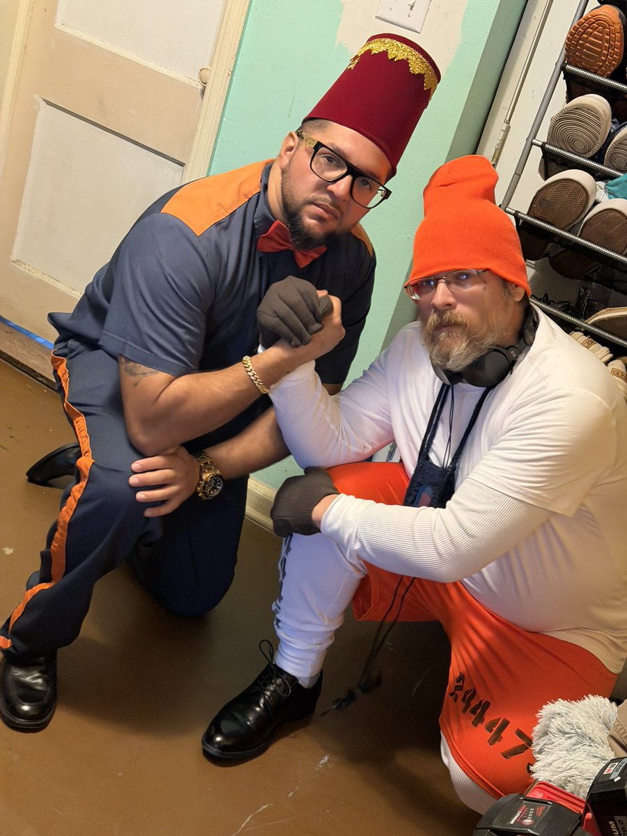 JamesFuson8's tweet photo. Motor City ComiCon!  Guess what we went as!  (We cooking up afterwards!). #mc3 -#motorcitycomicon https://t.co/VXmoxtvPaI
