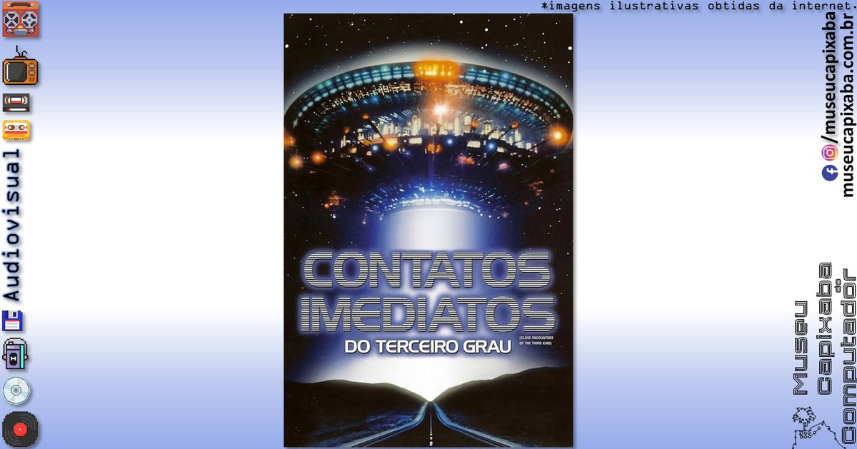 museucapixaba's tweet image. Filme Contatos Imediatos do Terceiro Grau de 1977

Tá de bobeira neste fim de semana? Que tal um filme?

+em museucapixaba.com.br/memoria/audiov…

#MuseuCapixaba #mcc #museu #museum #tecnologia #retro #ContatosImediatosdoTerceiroGrau #OVNI #StevenSpielberg #Cinema #Filme #Geek