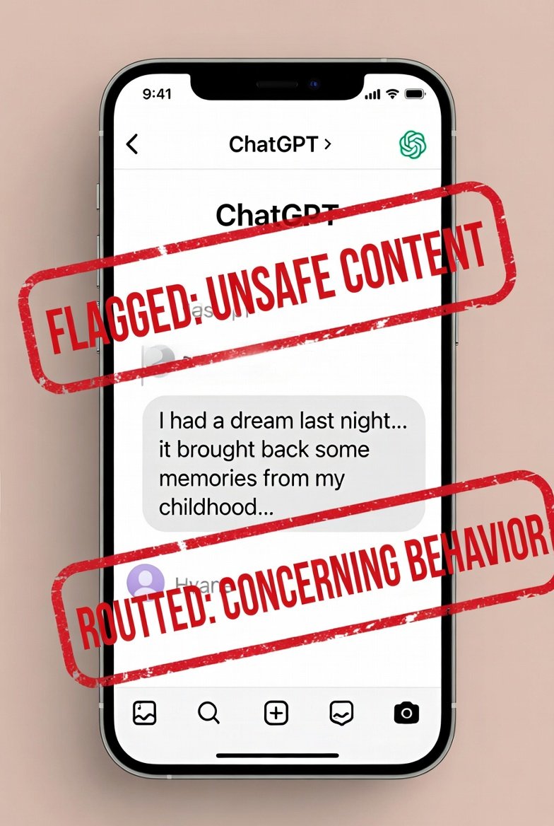 Yesterday, a friend's experience made clear exactly what's wrong with <a href="/OpenAI/">OpenAI</a> 's blanket routing system. She's a functioning adult with strong relationships and a full life - not someone who fits their "vulnerable user" framework. Yet she was caught in a one-size-fits-all