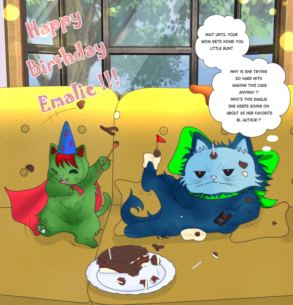 Emalie_Idyll's tweet image. Sharing some birthday fanarts just like I did on Instagram. Thank you from the bottom of my heart. I'm really happy with these beautiful drawings. I feel very lucky. 🥰❤️❤️❤️❤️❤️❤️❤️

@veraroism @JeejeeCheeks @MilieNa2022 @Lutrishiia @bella_artz1