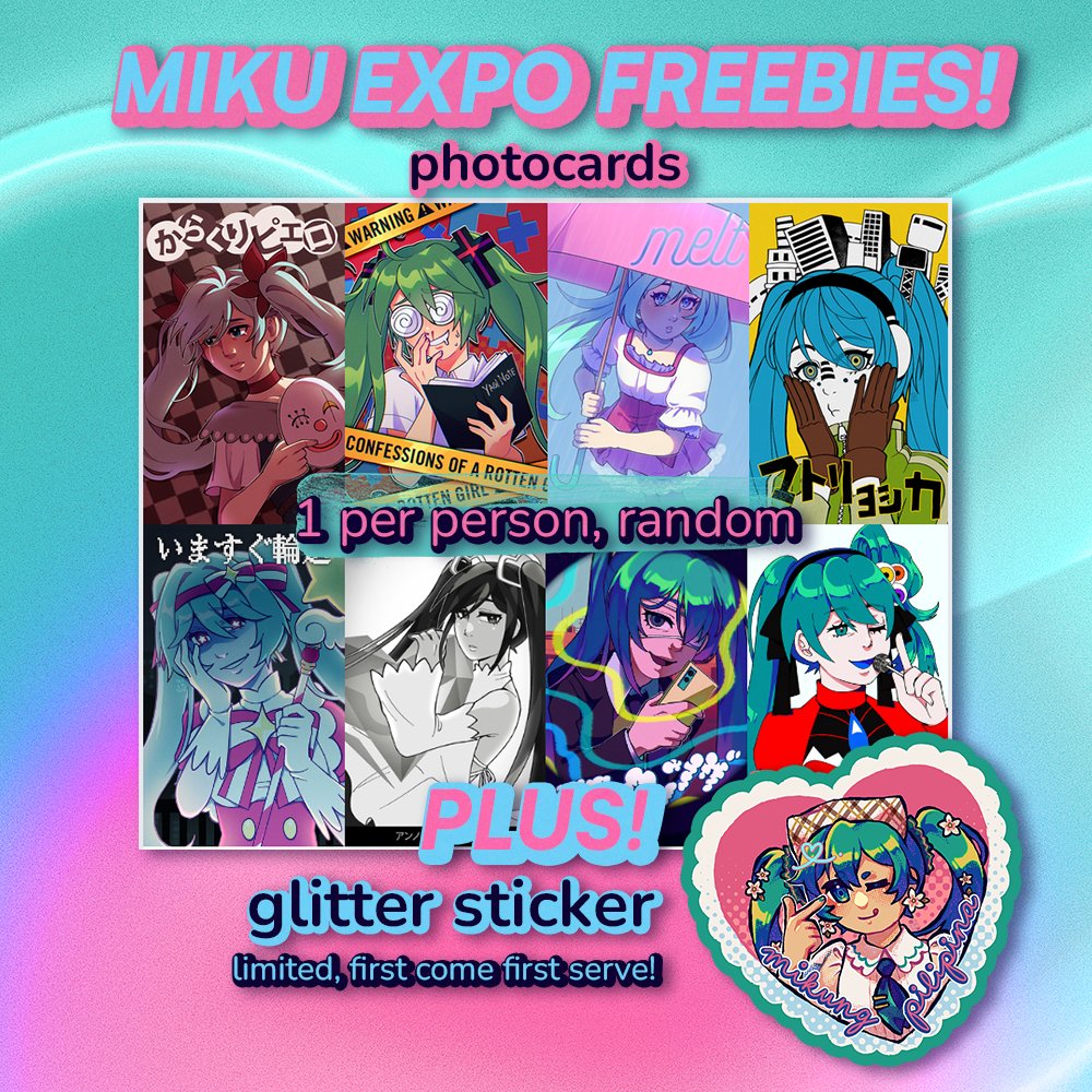 max m. 🐈‍⬛ MIKU EXPO MNL!!! tweet media
