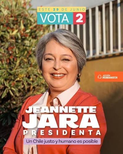 Jeannette Jara es la más preparada, y ganará en primera vuelta,  va arrasar... sin ser comunista votaré por Jeannette, 
el comunismo tiene solo el nombre... la ultraderecha pinochetista libertaria republicana es un peligro para Chile y sus libertades. 
 #JaraEnPrimeraVuelta