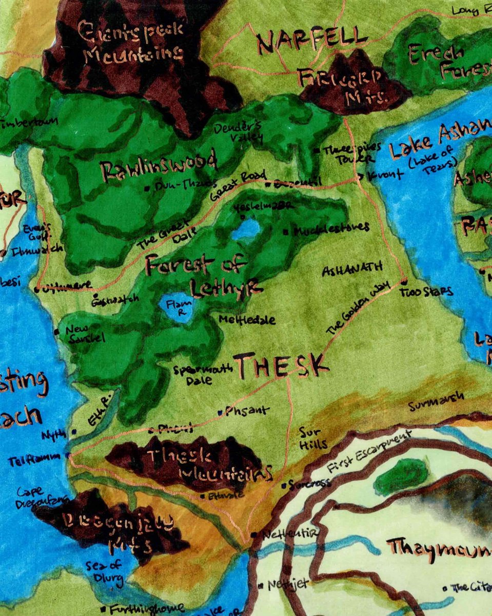 RisforKickin's tweet photo. New region map unlocked! #dndmaps #thesk #thay #faerûn #unapproachableeast #dnd https://t.co/SnKbwlBr7W